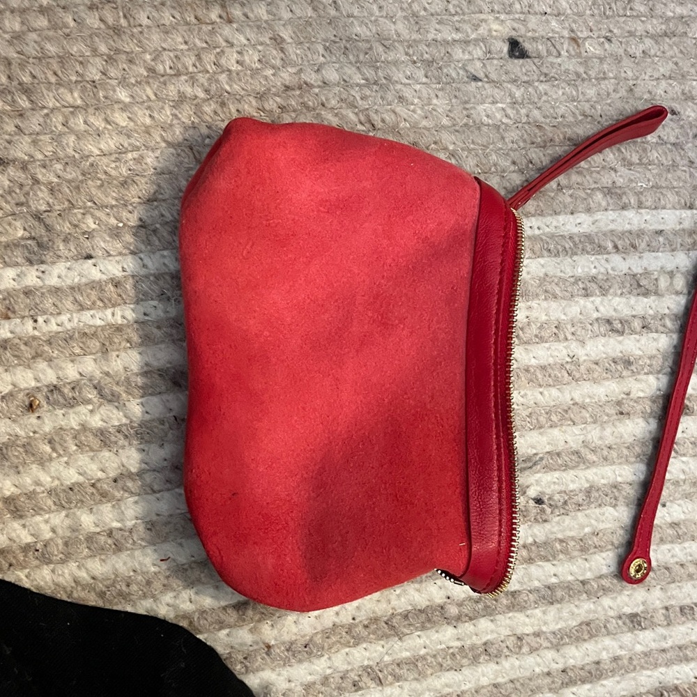 Mansur Gavriel Soft Lambskin Leather Pouch Wristlet Jewelry bag 8 x 5 - Picture 9 of 14